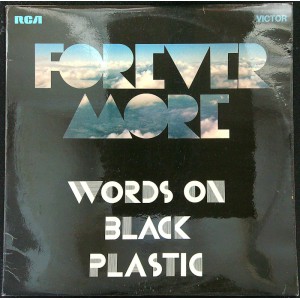 FOREVER MORE Words On Black Plastic (RCA LSA 3015) UK 1971 LP (Pop Rock, Prog Rock)